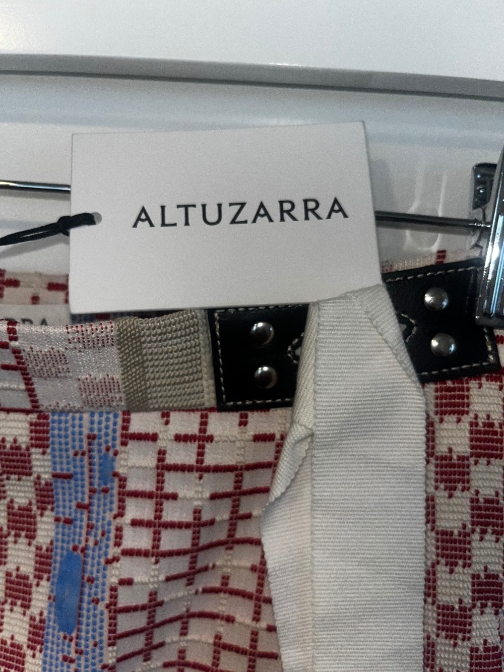 ALTUZARRA Sorbonne Skirt in Scarlet 40/6 US NEW